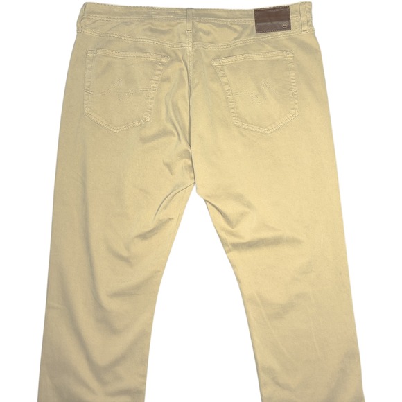 Adriano Goldschmied Pants Men's Brown Everett Slim Straight Chino‎ Italy 40x32 - Picture 15 of 16